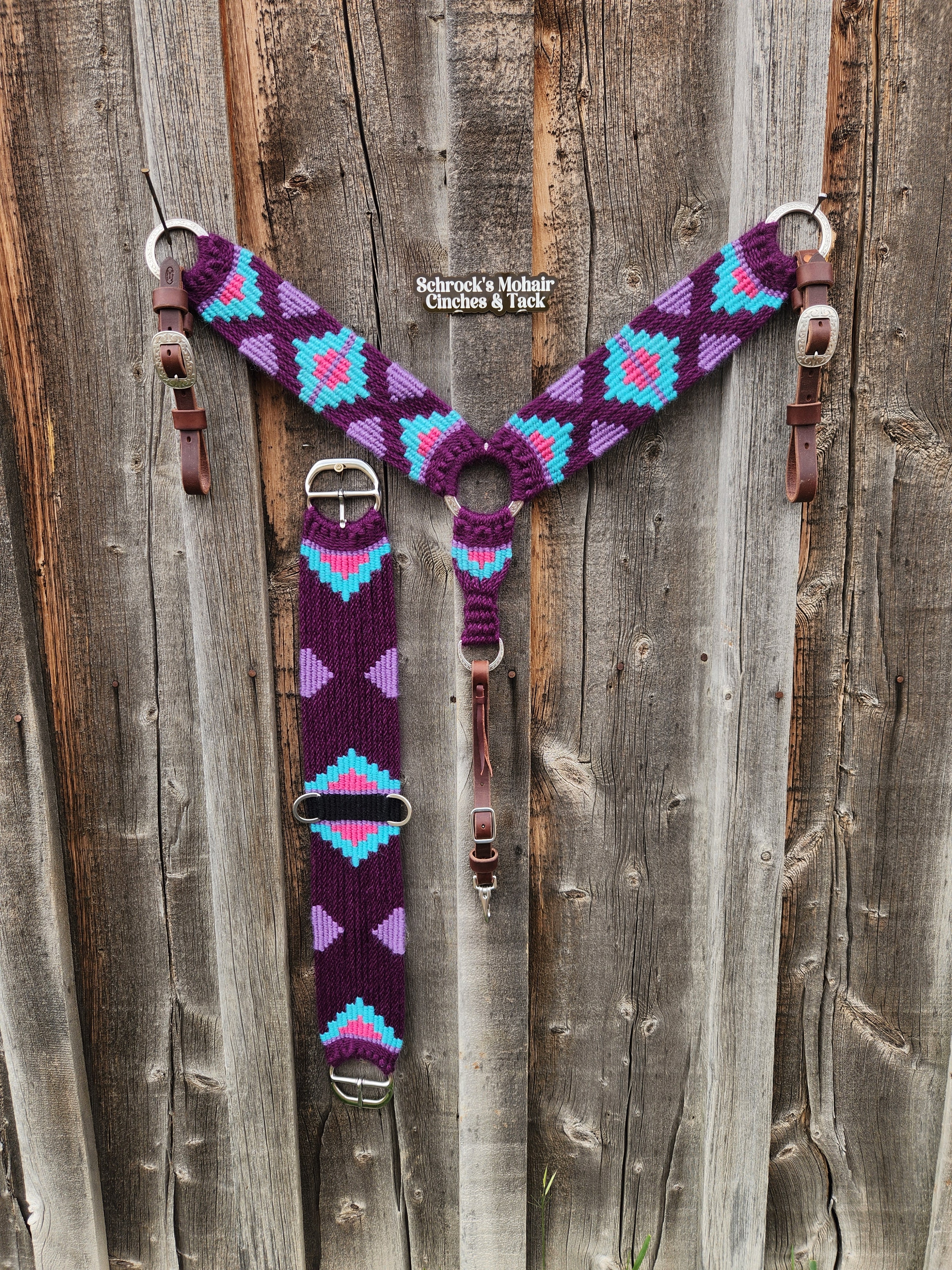 Breast Collar & Straight Cinch Set - MADE TO ORDER